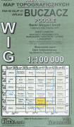 Buczacz. Reprint mapy topograficznej WIG 1:100 000