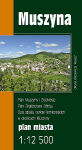 Muszyna. Plan miasta w skali 1:12 500